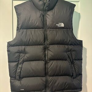 Men’s Black Northface puffer Vest